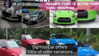 Peelable paint advanced body colouring for car and bike ll better  than vinyl wrapping!? ll dkall
