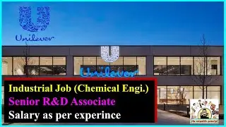 Chemistry Job vacancy 2021 Chemistry Job Unilever Vacancy Chemical Engineering recruitment 2021