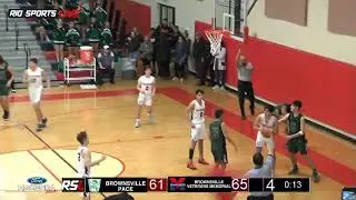 Brownsville Pace @ #22 Brownsville Veterans BoysHoops 2-14-2020