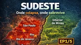 Mapa do Colapso - Sudeste em Colapso: Onde o Brasil Cai Primeiro (e Onde Ainda Dá Pra Sobreviver)