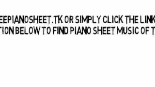 Candy - Cameo (Piano Sheet Music)