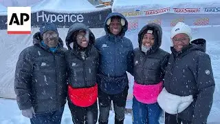 Triplets pursue dream of representing Jamaica in ski racing at Winter Olympics