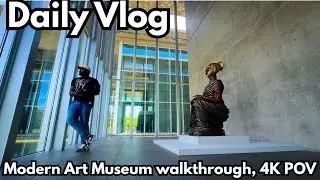 Mesmerizing Modern Art Museum Walkthrough in 4K | POV Vlog Tour Like No Other!