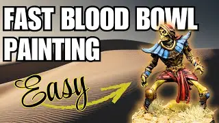 Painting Blood Bowl Tomb Kings | Fast Tabletop Scheme & Full Mini Paint-Along