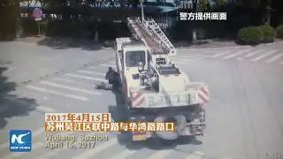 Chinese police highlight danger of careless driving in dramatic video