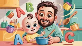 Johnny Johny Yes Papa ABC Song 👶🔤 | Fun Alphabet Poem & Rhymes for Kids Learning