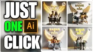 Create 3D Ai Wings Couple Images With Name photo editing | bing image creator tutorial | bing ai