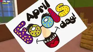 Monster School: April Fool's day, the challenge prank together | Minecraft Animation