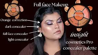 Insight Pro concealer pallate full face makeup tutorial #makeup #shikhasingh 