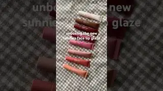 Sunnies face lip glaze new shades #sunniesface #makeupph #makeuphaul #makeup #lippies #lipgloss