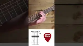 Guitar for beginners. A#m7 (Bbm7) Chord #shorts