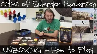 Распаковка Cities Of Splendor + Как играть || Дополнение Splendor