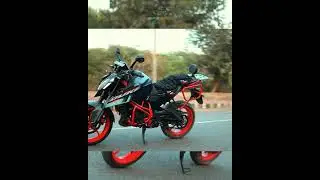 KTM Duke 390 with @Grand Pitstop's CRASHGUARD, SADDLE STAY & more. stay safe, and adventure-ready! 