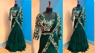 Ruffle Saree | Frill Saree | Lehenga Saree | Ready-To-Wear Saree | Draped Saree | Dreamy Boutique