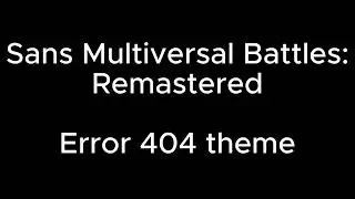 SMB:R Error 404 theme