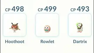 All Owl Team: HootHoot Rowlet Dartrix | Pok&eacute;mon GO Jungle Cup Battle
