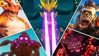 ALL Legendary / Mythical Beast Fights - Immortals Fenyx Rising [2k 60FPS]