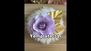 DIY Paper Rose | Template 31