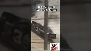 Dale Earnhardt rozbija się w Bristolu #nascar