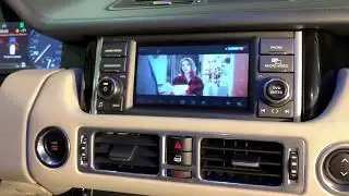Range Rover 2010-2012 работа системы Dual View с доп устройством