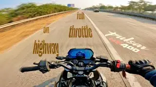 Pulsar NS400z ug 🔥🔥 //full throttle 😱 crazy ride 🔥😱// top speed #motovlo #bajaj #motorcycle #pulsar 