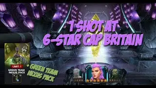 1x Captain Britain (Psionic Blade) Cavalier Crystal + Green Team Nexus Pack opening | MCOC