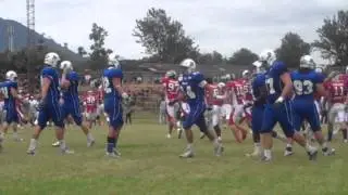 CONADEIP All-Stars force a fumble and recover the ball