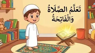 كيف نصلي؟ 🤔 هيا نتعلم الصلاة وقراءة الفاتحة مع صديقنا الصغير (خطوة بخطوة)