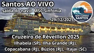 MSC Sinfonia departing from Santos | New Year's Eve Cruise 2025