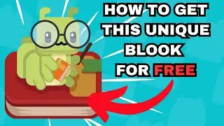 HOW TO GET A UNIQUE BLOOK IN BLOOKET FOR FREE!!!!