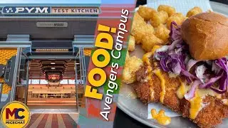 FIRST LOOK: Avengers Campus PYM Test Kitchen + Area Food & Snacks!