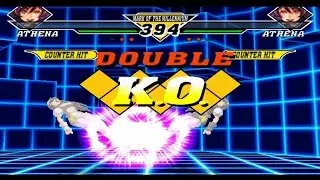 Capcom vs. SNK 2: Athena Double K.O. mirror matches #2  (ダブルＫＯ リョナ)