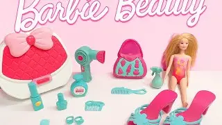 ASMR | Barbie Beauty Set Backpack | Satisfying with Unboxing Beauty Vanity Set with Mirror
