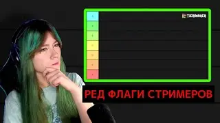 ОСНИМОГ СОСТОВЛЯЕТ ТИР ЛИСТ: Редфлаги твич стримеров Tier List Maker