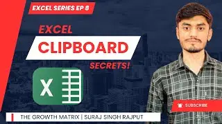 Excel Series Ep 8 :- Master Excel Clipboard | Cut, Copy, Paste Like a Pro!