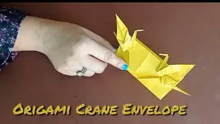Origami Crane Envelope | Diy Envelope