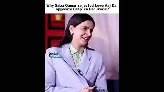 Deepika k samny mujhy kon dekhy ga&rdquo; #SabaQamar reveals why she rejected Bollywood film.
