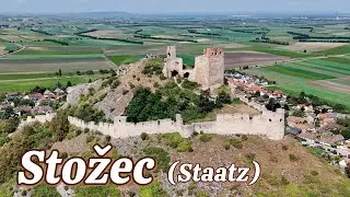 [Drone] Zř&iacute;cenina hradu Stožec (Staatz)