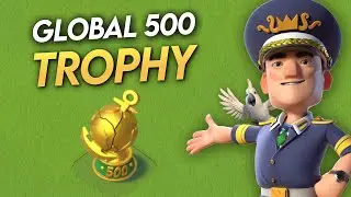 Finally Eearned the GLOBAL 500 Trophy! - Boom Beach Warships Season 78 Ending