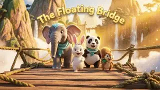 The Floating Bridge! Bunny & Bear&rsquo;s Sky Crossing 🌉 | Cute 3D Animation