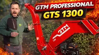 GTM Professional biocippatore cippatore GTS 1300 Cingolato - video recensione - giardinaggio 