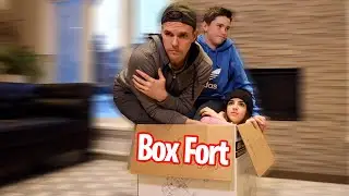 LIVING IN A BOX FOR 24 HOURS!!