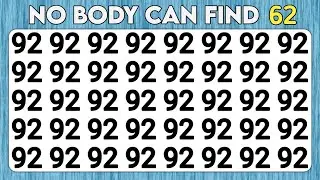 Test your eyes - Number and Letter Brain Edition | Observation Skills Ability 