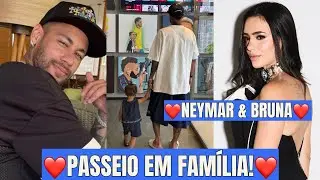 Bruna Biancardi e Neymar Levaram a Mavie Para um Passeio em Família e Conhecer a Coleção do Pai