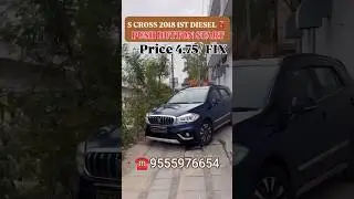MARUTI S CROSS SMART HYBRID 1.3 ZETA PUSH BUTTON START 2018 1ST DIESEL #suzukiswiftsport #scross