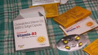 Pharmazain Vitamin D3 Cholecalciferol 60000 IU Softgel Capsules Honest Review (cheapest vitamin D3)
