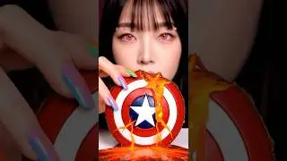 8 Crazy Unique Captain America Shields Made of Chocolate & Candy | ASMR Mukbang  #asmr