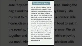 Daily Life experience #learn English through reading then build your vocabulary.