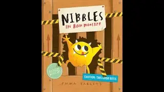 Nibbles the Book Monster (with draw-along time!)- READ ALOUD KIDS BOOK
