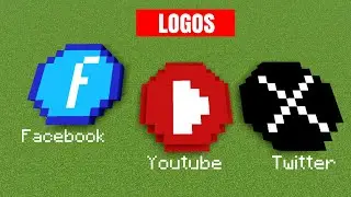 Je refais les logos CONNUS sur Minecraft !
